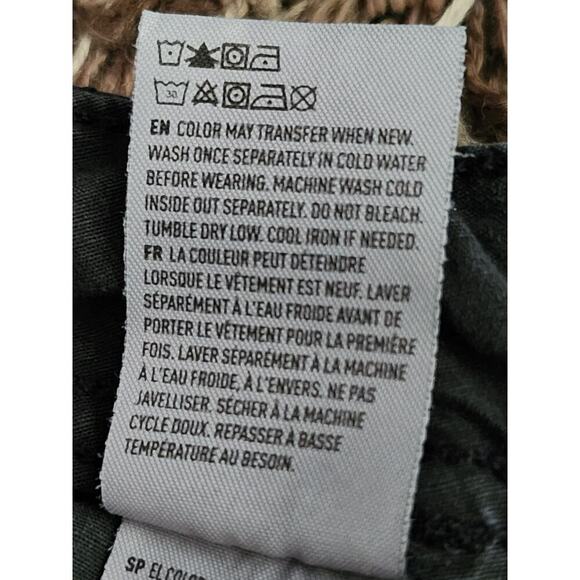 American Eagle Shorts Women's Sz 10 Cargo black 90's Boyfriend Short Preppy - Picture 6 of 6